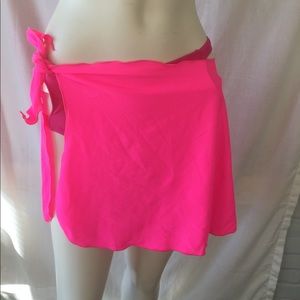 Bikini cover up hot pink